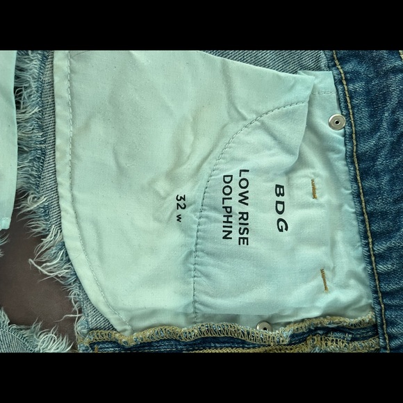 BDG short shorts. Blue denim. - Picture 2 of 3